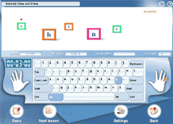 Screenshot of GS Typing Tutor