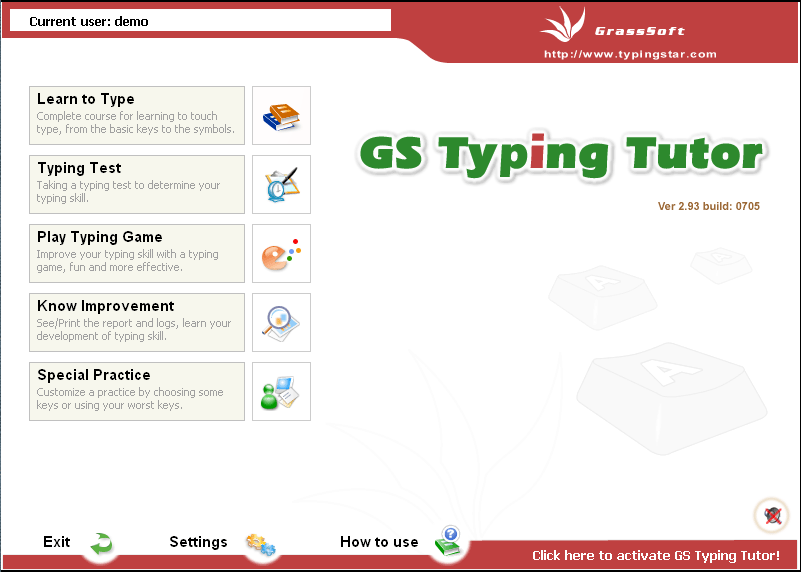 Typing Master - Screenshots